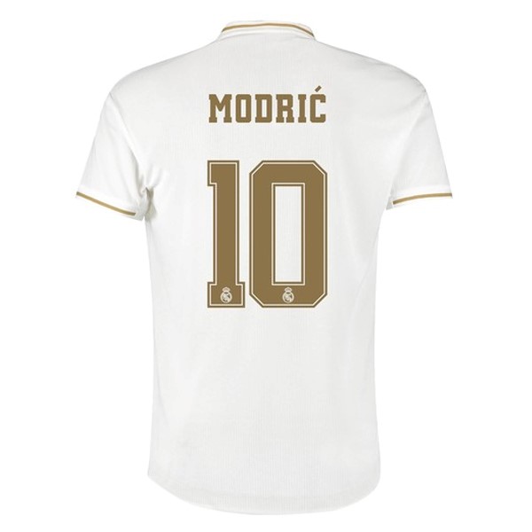 Maillot Football Real Madrid NO.10 Modric Domicile 2019-20 Blanc